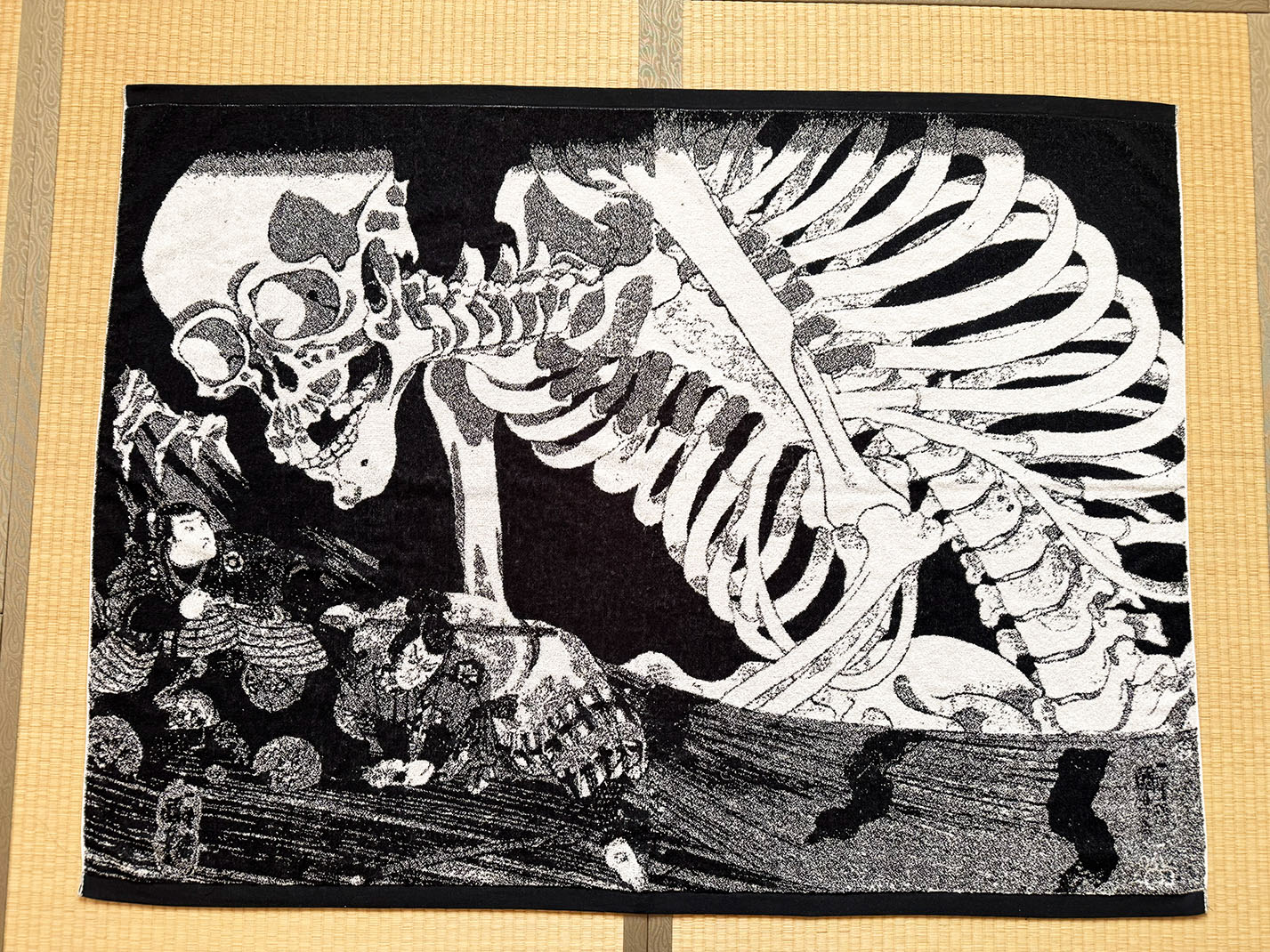 歌川国芳《相馬の古内裏》ひざ掛けタオル