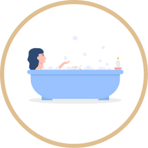 入浴のイラスト