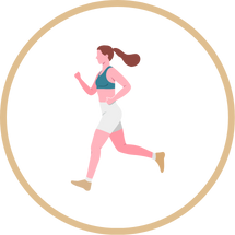 ランニングのイラスト