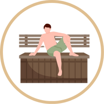 サウナのイラスト